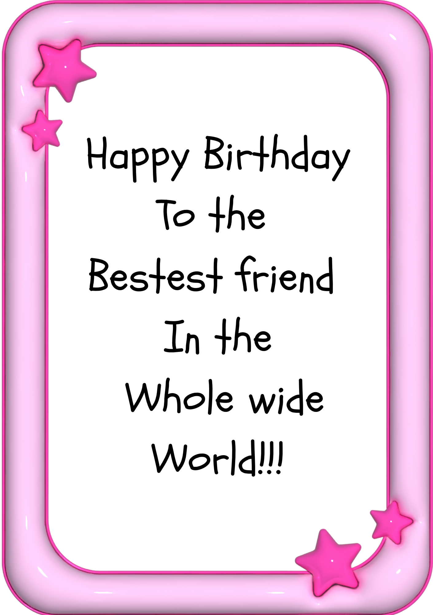 Best friend birthday