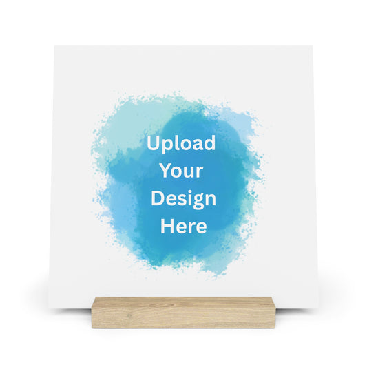 Gallery Board with Stand — Custom Desktop Art Print Display