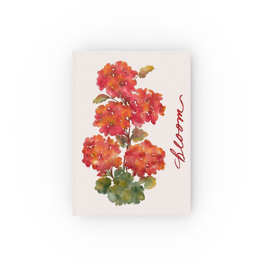 Bloom Cheery Geranium Journal — a71efc51